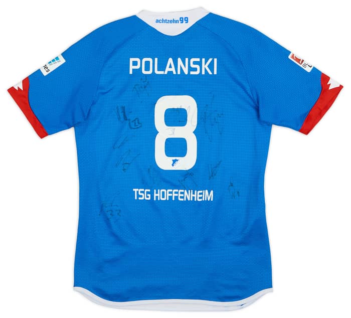 2015-16 TSG Hoffenheim Signed Home Shirt Polanski #8 - 6/10 - (XL.Boys)