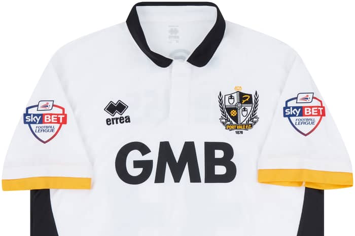 2014-15 Port Vale Match Issue Home Shirt Inniss #33