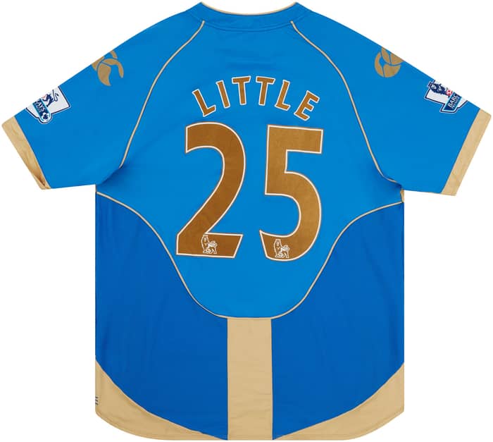 2008-09 Portsmouth Match Issue Home Shirt Little #25