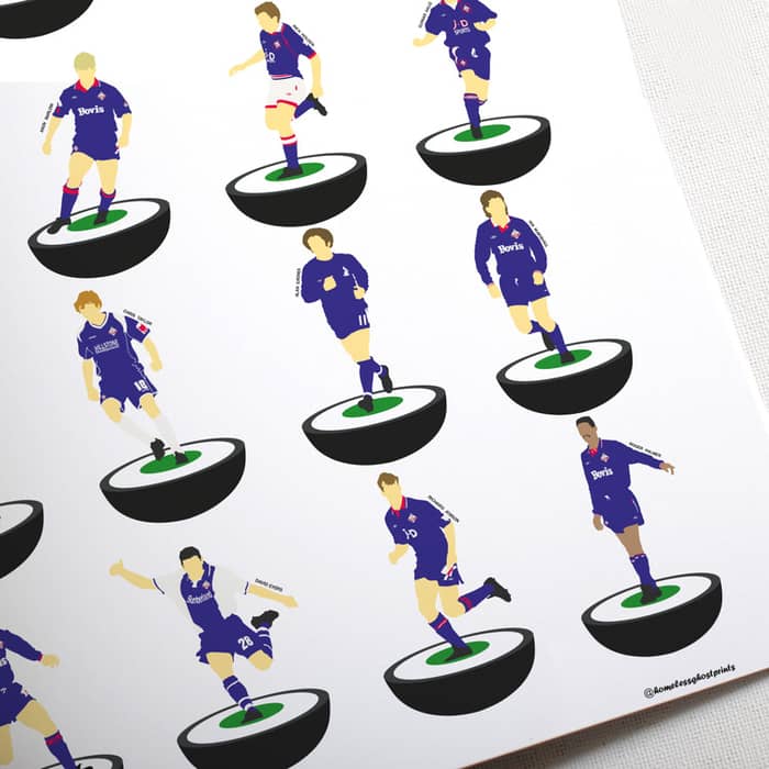 1947-2012 Oldham Subbuteo A3 Print/Poster