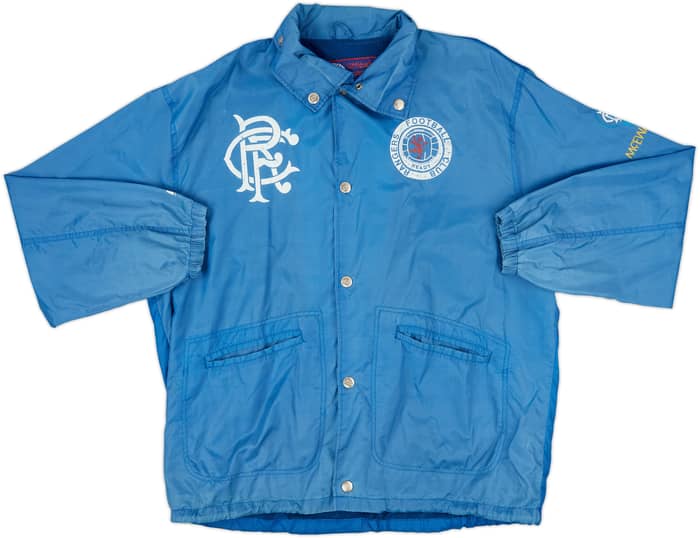 1992-93 Rangers Campri Hooded Rain Jacket - 5/10 - (L)
