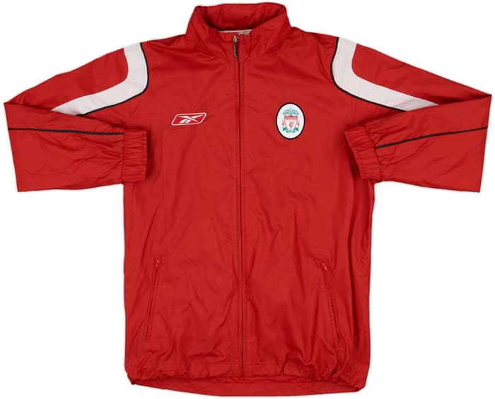 2003-04 Liverpool Reebok Hooded Rain Jacket - 7/10 - (S)