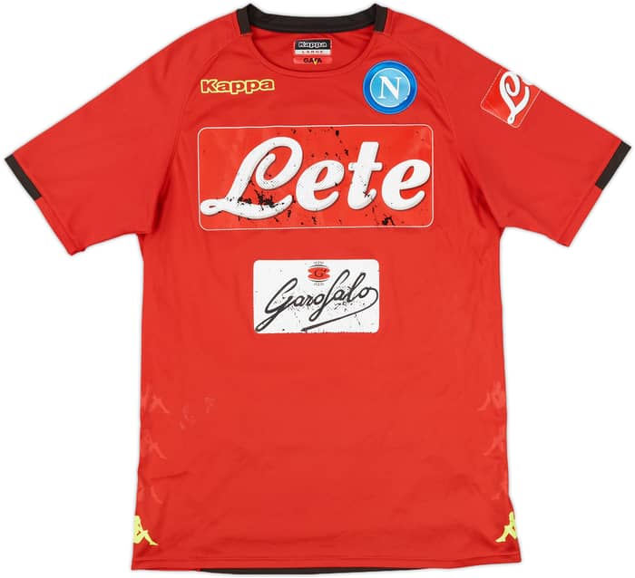 2018-19 Napoli Kappa Training Shirt - 5/10 - (L)