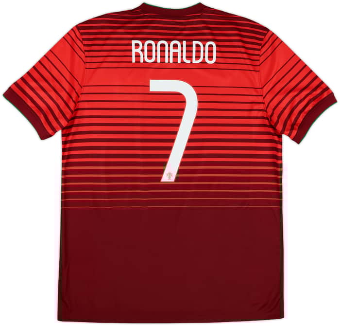 2014-15 Portugal Home Shirt Ronaldo #7 (L)