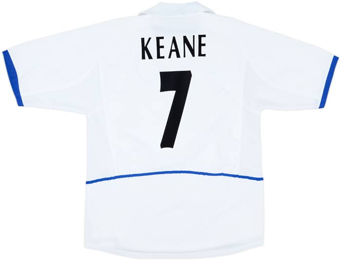 2002-03 Leeds United Home Shirt Keane #7 - 8/10 - (XL)