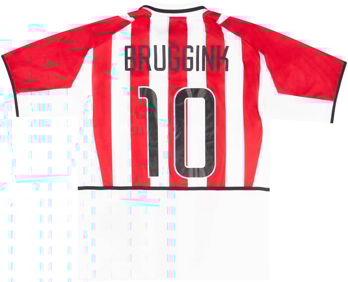 2002-03 PSV Match Issue Home Shirt Bruggink #10