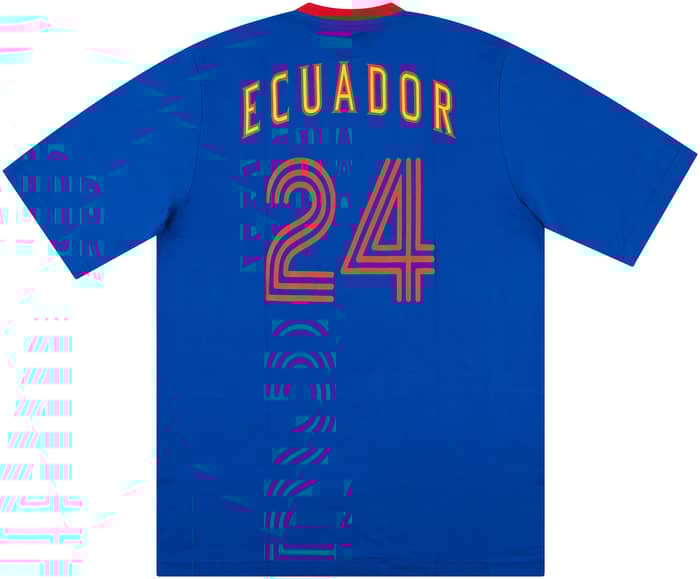 2006 Ecuador adidas Originals Retro 1980 Away Shirt #24