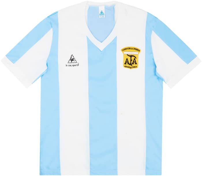 1980-82 Argentina Home 'Campeon del Mundo' Shirt (M)