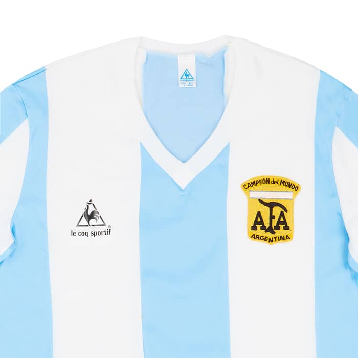 1980-82 Argentina Home 'Campeon del Mundo' Shirt (L)