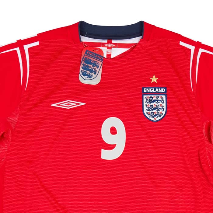 2004-06 England Away Shirt Rooney #9