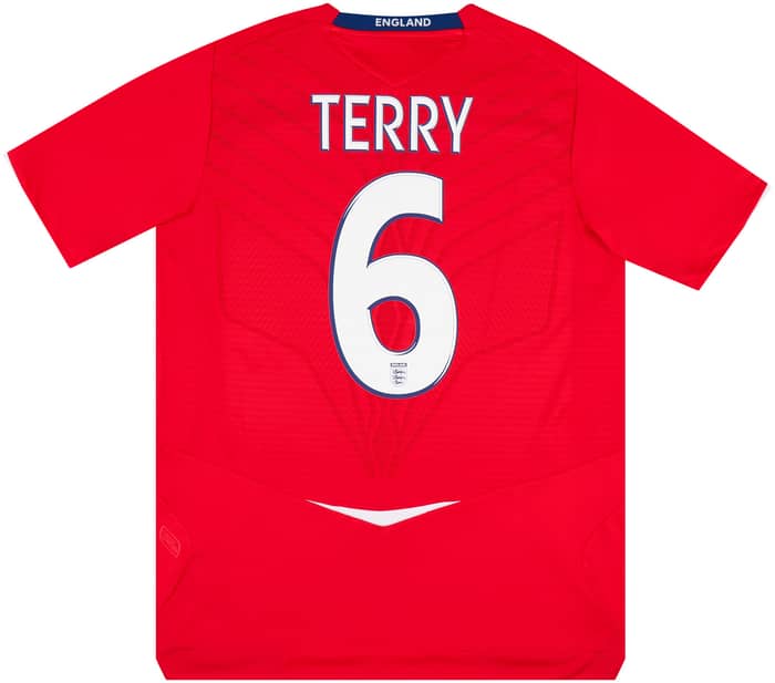 2008-10 England Away Shirt Terry #6