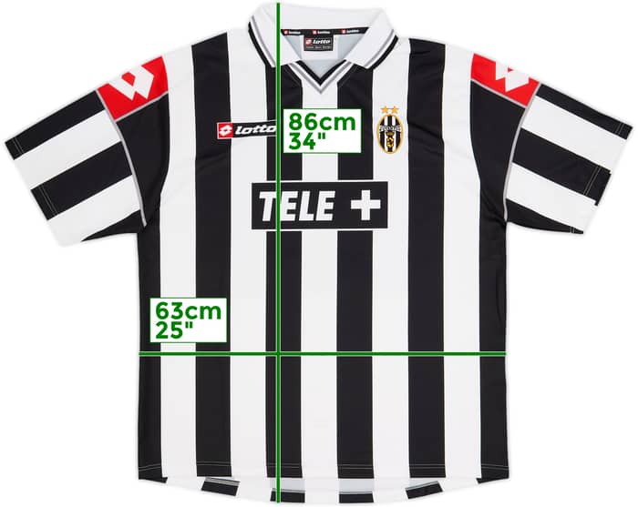 2000-01 Juventus Home Shirt #9 - 6/10 - (XL)