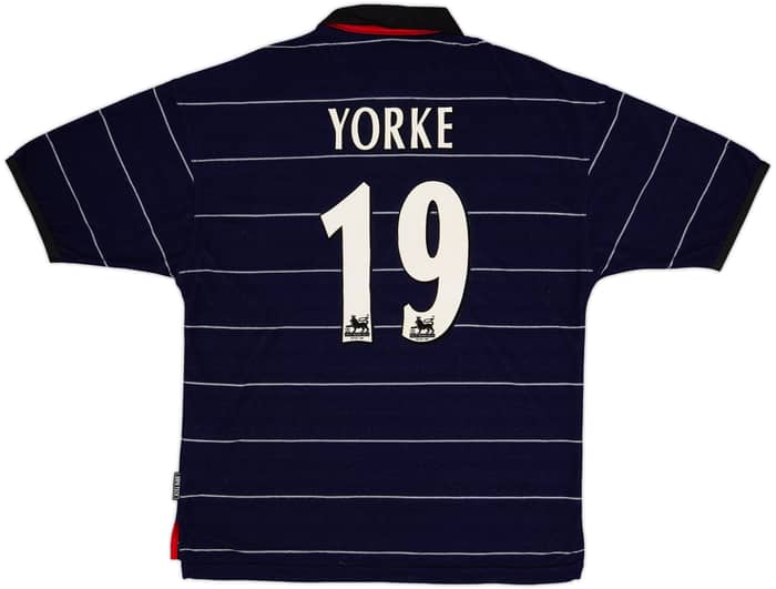 1999-00 Manchester United Away Shirt Yorke #19 - 9/10 - (M)
