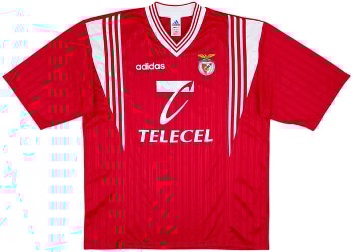 1997-98 Benfica Basic Home Shirt Joao Pinto #8 - 6/10 - (XL)