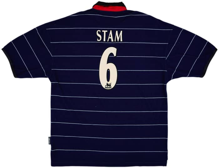 1999-00 Manchester United Away Shirt Stam #6 - 8/10 - (XL)