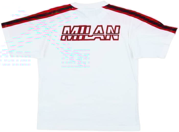 1997-98 AC Milan Lotto Cotton Tee - 5/10 - (S)