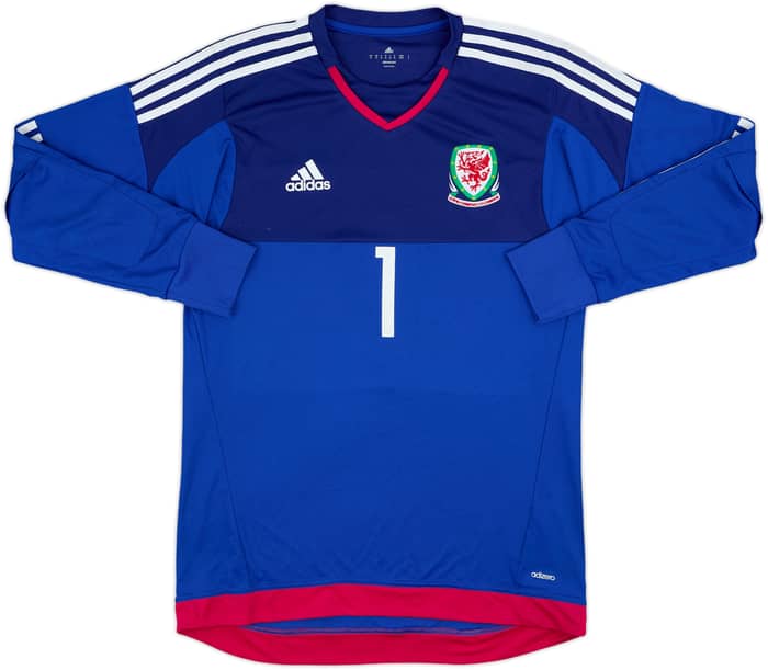 2014-15 Wales Player Issue GK Shirt #1 - 8/10 - (M)
