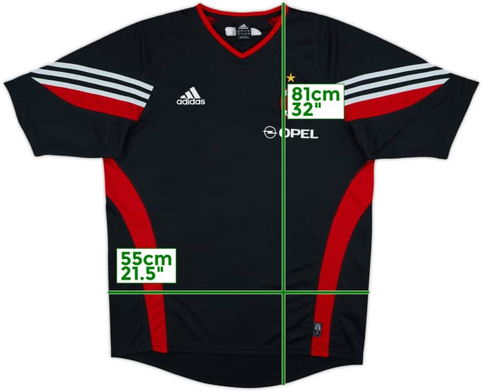 2003-04 AC Milan adidas Training Shirt - 6/10 - (L)