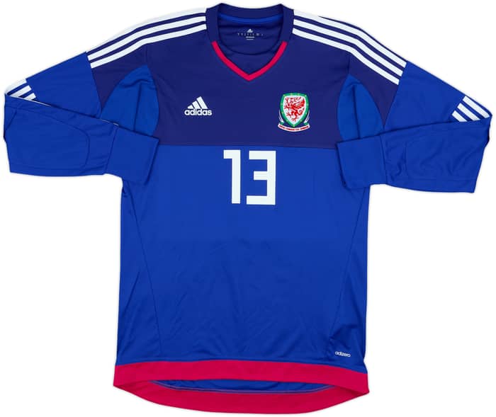 2014-15 Wales Player Issue GK Shirt #13 - 7/10 - (M)