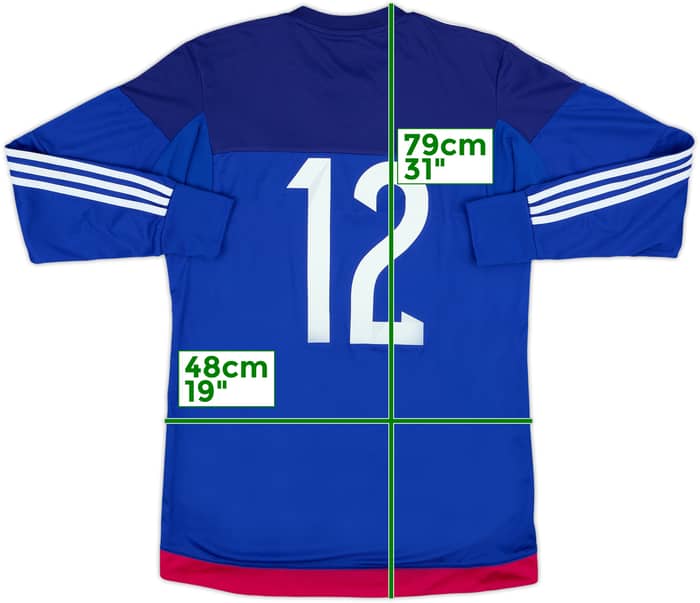 2014-15 Wales Player Issue GK Shirt #12 - 8/10 - (M)