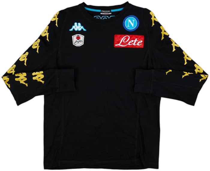 2016-17 Napoli Kappa Cotton Tee - 8/10 - (L)