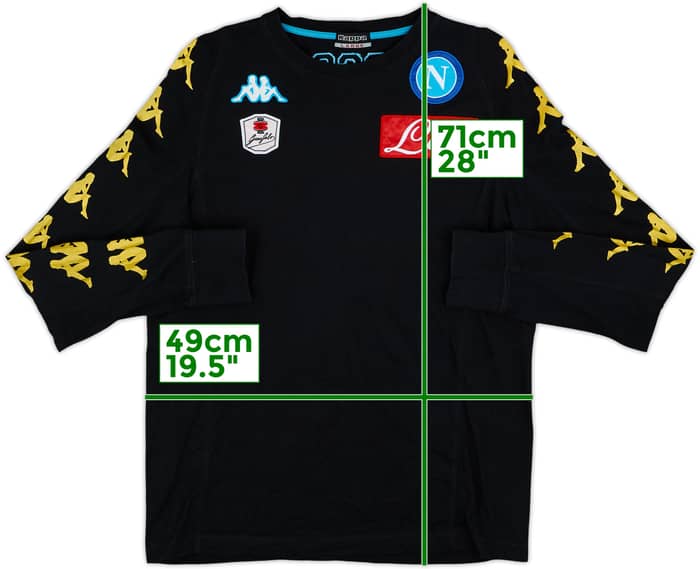 2016-17 Napoli Kappa Cotton Tee - 8/10 - (L)