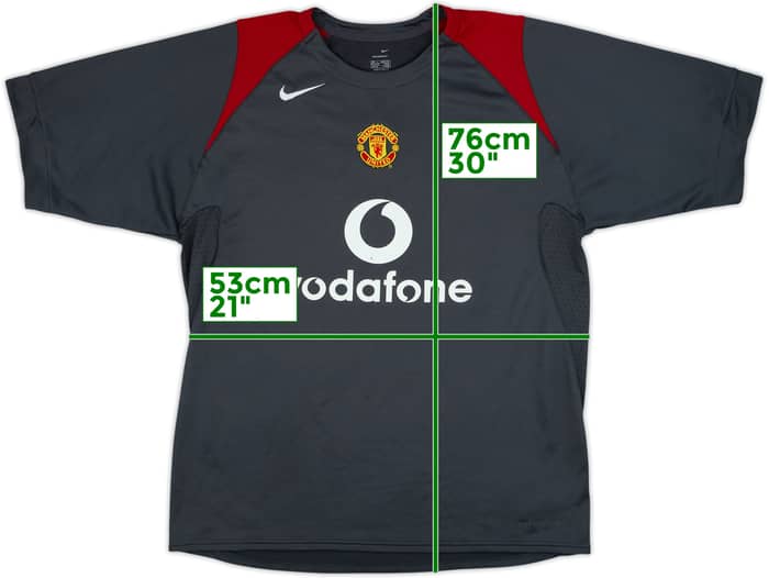 2005-06 Manchester United Nike Training Shirt - 7/10 - (L)