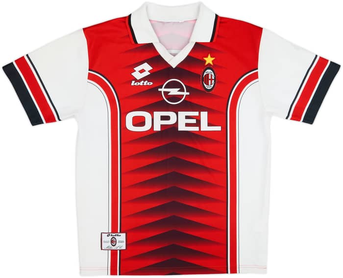 1996-97 AC Milan Lotto Training Shirt - 8/10 - (L)