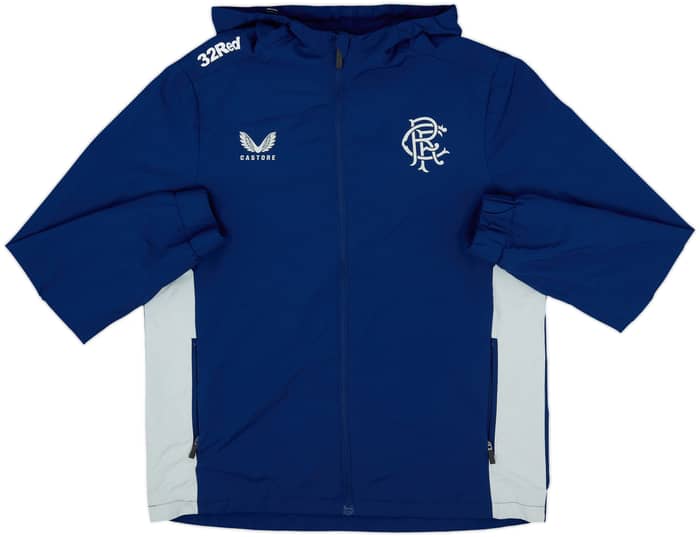 2022-23 Rangers Castore Hooded Rain Jacket - 10/10 - (M)