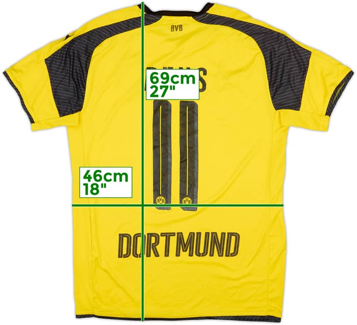 2016-17 Borussia Dortmund Home European Shirt Reus #11 - 5/10 - (M)