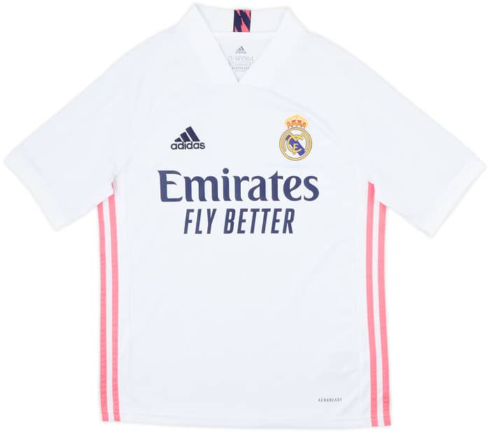 2020-21 Real Madrid Home Shirt - 9/10 - (L.Boys)