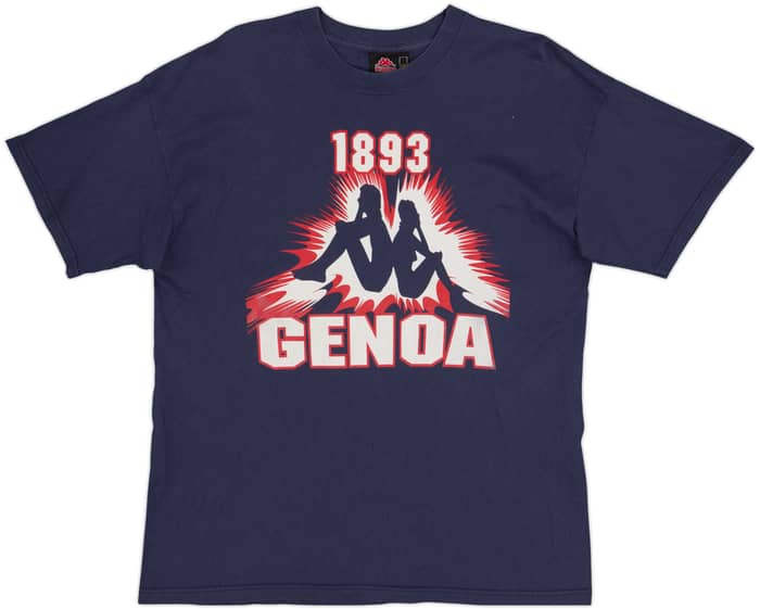 1999-00 Genoa Kappa Cotton Tee - 8/10 - (XXL)