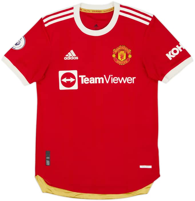 2021-22 Manchester United Authentic Home Shirt Sancho #25 - 6/10 - (S)