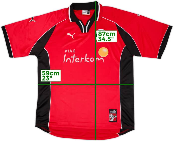 1998-00 Eintracht Frankfurt Home Shirt - 8/10 - (XXL)