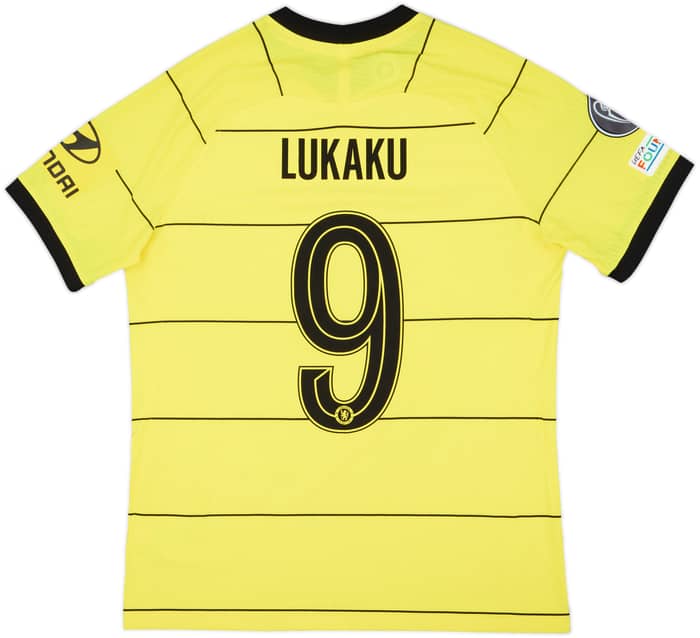 2021-22 Chelsea Authentic Away Shirt Lukaku #9 - 9/10 - (M)