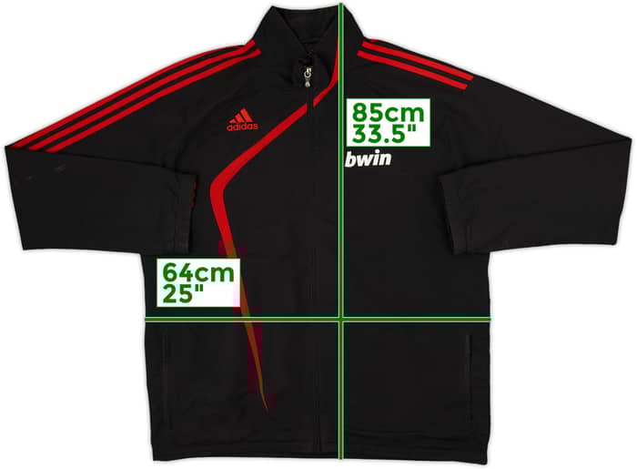 2009-10 AC Milan adidas Track Jacket - 5/10 - (L/XL)
