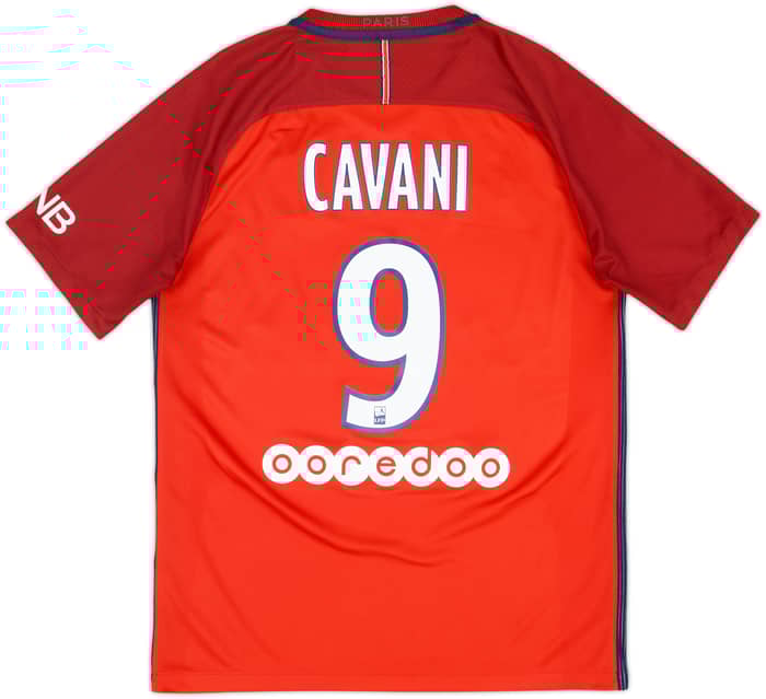 2016-17 Paris Saint-Germain Away Shirt Cavani #9 - 8/10 - (M)