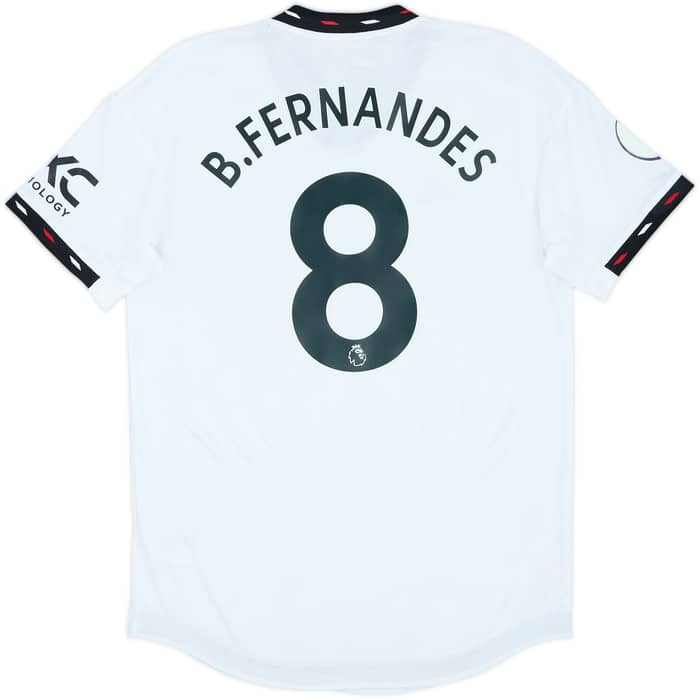 2022-23 Manchester United Authentic Away Shirt B.Fernandes #8 - 9/10 - (M)