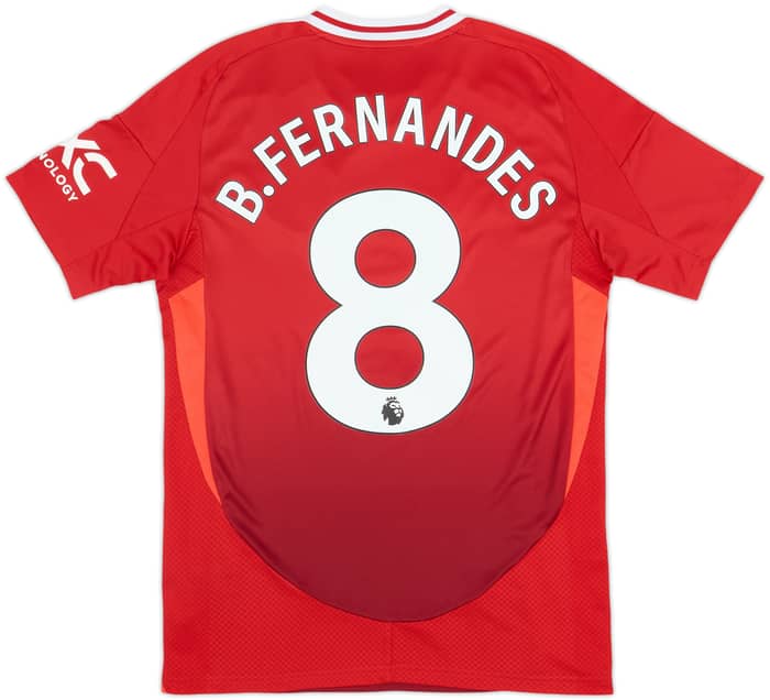 2024-25 Manchester United Home Shirt B.Fernandes #8 - 8/10 - (S)