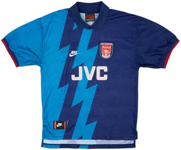 1995-96 Arsenal Away Shirt Wright #8 - 8/10 - (M)