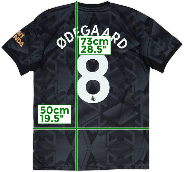 2022-23 Arsenal Away Shirt Odegaard #8 - 8/10 - (M)