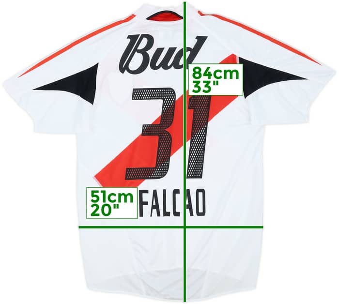 2004-05 River Plate Home Shirt Falcao #31 (S)