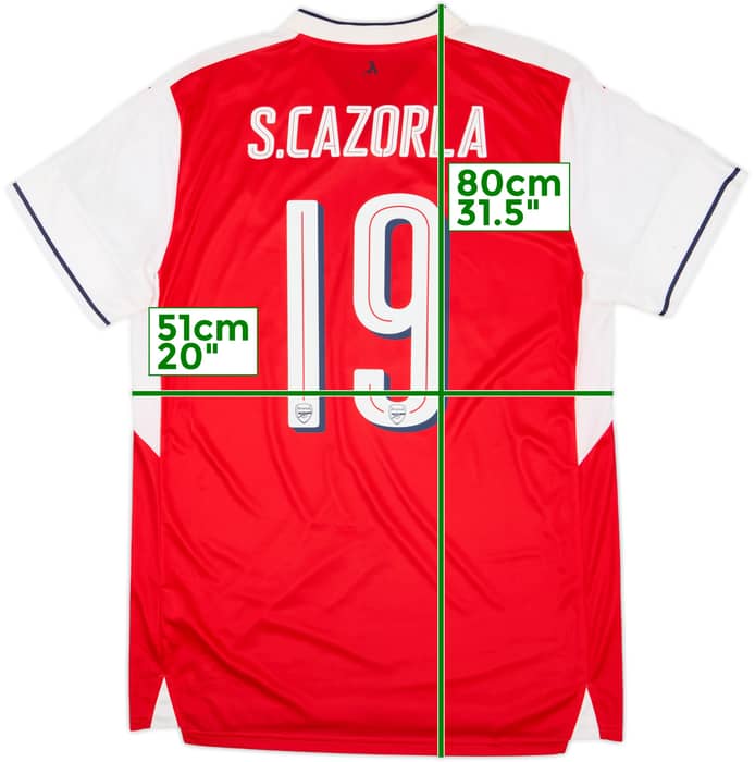 2016-17 Arsenal Home Shirt S.Cazorla #19 (L)