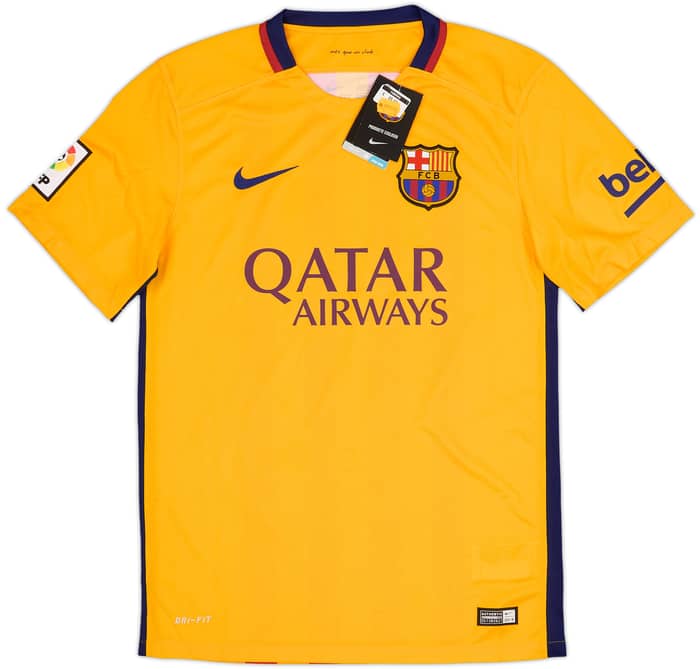 2015-16 Barcelona Away Shirt Neymar Jr #11 (S)