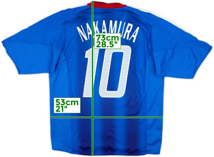 2004-06 Japan Home Shirt Nakamura #10 - 8/10 - (S)