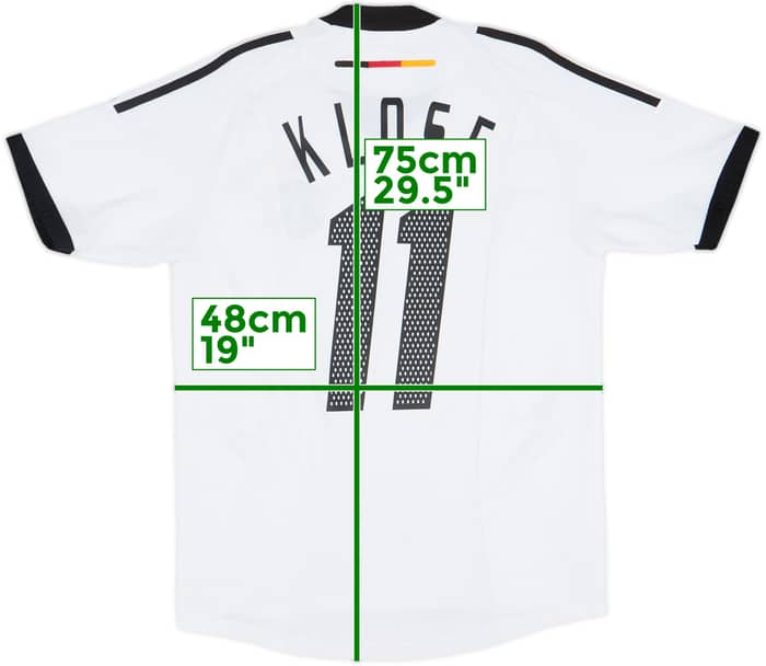 2002-04 Germany Home Shirt Klose #11 - 7/10 - (XL.Boys)