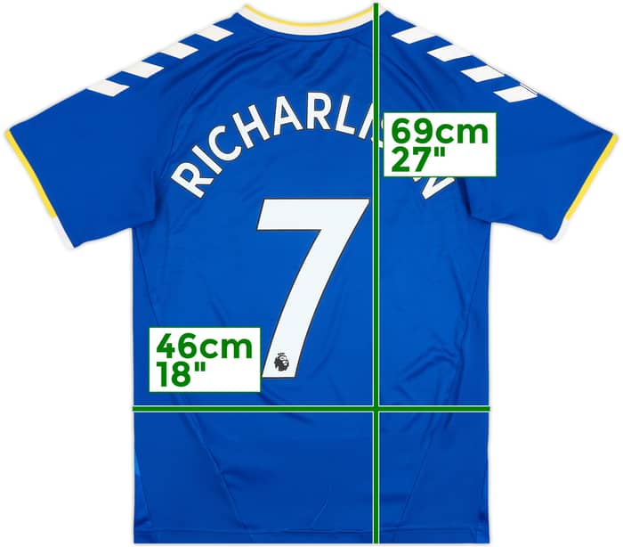 2021-22 Everton Home Shirt Richarlison #7 - 8/10 - (S)