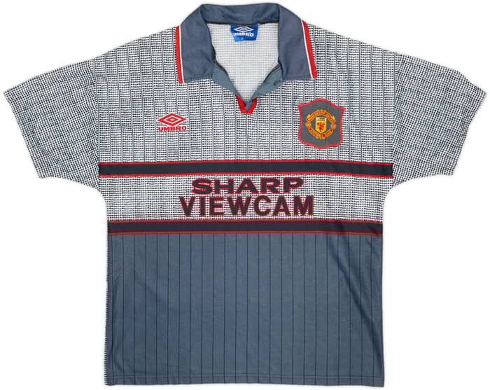 1995-96 Manchester United Away Shirt Beckham #24 - 6/10 - (M)