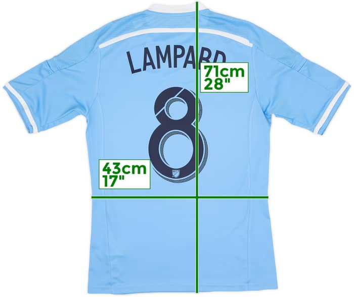2015-16 New York City Home Shirt Lampard #8 - 8/10 - (S)