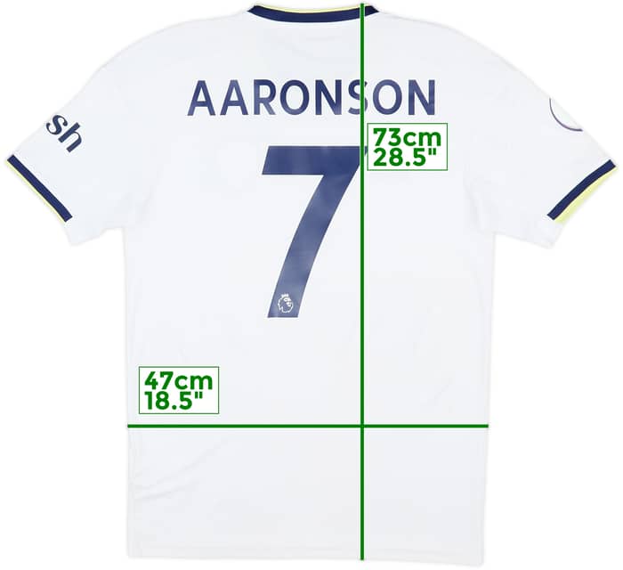 2022-23 Leeds United Home Shirt Aaronson #7 - 6/10 - (S)